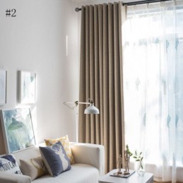 Moderni Yksinkertainen Verho Mittatilaustyönä Tehty Verho, Yksivärinen Vedenpitävä Olohuoneen Ja Toimiston Pimennyskangas