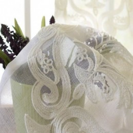 Pohjoismainen Yksinkertainen Läpikuultava Verho Mittatilaustyönä Tehty Verho Eurooppalainen Kukkakirjonta Olohuoneen Kangas