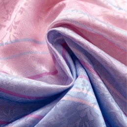 Modernit Jacquard-Verhot, Liukuvärjätyt Värikkäät Raidalliset Verhot, Mittatilaustyönä Tehdyt, Tytön Makuuhuoneeseen Sopivat Verhot