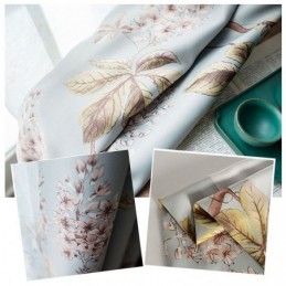 Moderni Maaseudun Verho Mittatilaustyönä Verho Spray Painettu Makuuhuone Ympäristö Suojaava Pimennyskangas