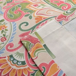 Mittatilaustyönä Tehty Amerikkalainen Antiikkiverho, Kontrastikuvioinen Makuuhuoneen Verhokangas