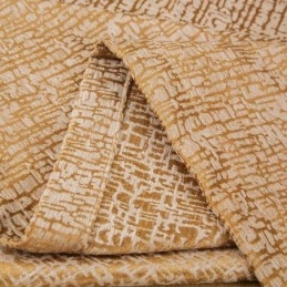 Amerikkalainen Abstrakti Verho Mittatilaustyönä Tehty Verho Ruskea Geometrinen Kuvio Chenille Jarquard Pimentävä Kangas