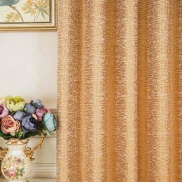 Amerikkalainen Abstrakti Verho Mittatilaustyönä Tehty Verho Ruskea Geometrinen Kuvio Chenille Jarquard Pimentävä Kangas