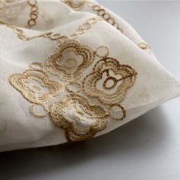 Pohjoismaiset Läpikuultavat Verhot Timanttikuviolla Olohuoneeseen Ja Makuuhuoneeseen