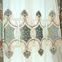 Ikkunanhoito Tulle Modern Brodeeratut Läpikuultavat Verhot Olohuoneeseen Makuuhuoneeseen