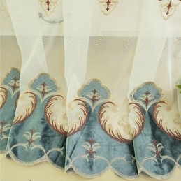 Ikkunanhoito Tulle Modern Brodeeratut Läpikuultavat Verhot Olohuoneeseen Makuuhuoneeseen