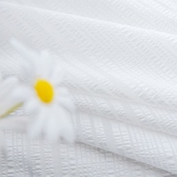 Moderni Voile-Tylliverho Mittatilaustyönä, Yksivärinen, Läpikuultava Valkoinen Olohuoneeseen