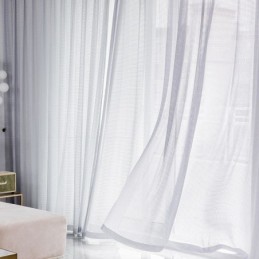 Valoa Suodattavat Verhot, Vohvelikudoskuvioiset, Teksturoitu Ikkunakäsittely Olohuoneeseen