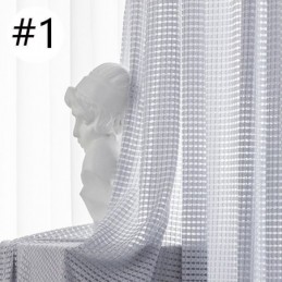 Valoa Suodattavat Verhot, Vohvelikudoskuvioiset, Teksturoitu Ikkunakäsittely Olohuoneeseen