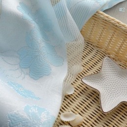 Yksinkertainen Maaseudun Läpikuultava Verho Mittatilaustyönä, Peachblossom-Verho, Jacquard-Kankaasta, Makuuhuone, Olohuone