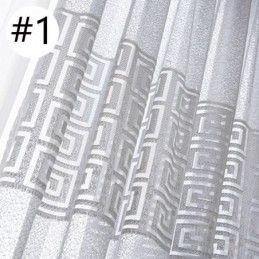 Geometriset Läpikuultavat Verhot Olohuoneeseen Ja Makuuhuoneeseen