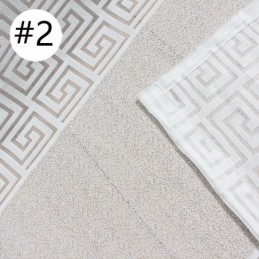 Geometriset Läpikuultavat Verhot Olohuoneeseen Ja Makuuhuoneeseen