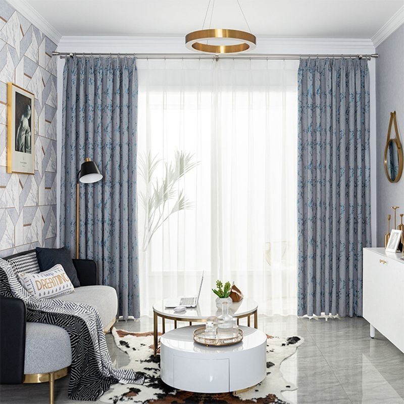 Ylelliset Jacquard-Verhot Pimennysikkunaan Olohuoneeseen Ja Makuuhuoneeseen