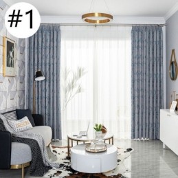 Ylelliset Jacquard-Verhot Pimennysikkunaan Olohuoneeseen Ja Makuuhuoneeseen