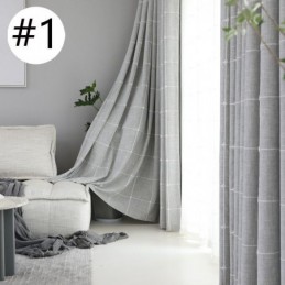 Ruudulliset Pimennysverhot Lämpöeristetyt Huoneen Pimennysverhot