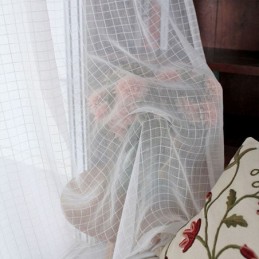 Modernit Läpikuultavat Tylliverhot Olohuoneeseen Ja Makuuhuoneeseen