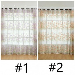 Eurooppalainen Kukkakuvioinen Tulliverho Mittatilaustyönä Tehtyyn Pastoraalityyliin Olohuoneeseen