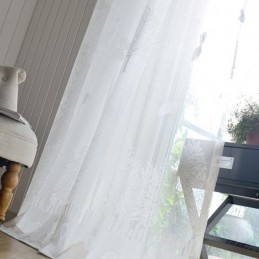 Nordic Semi Sheer Drapes -Puukuvioiset Verhot