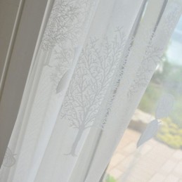 Nordic Semi Sheer Drapes -Puukuvioiset Verhot