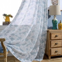 Painetut Kukkaverhot Tylliä...