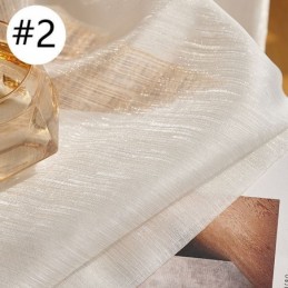 Moderni Jacquard-Ikkunanäyttö Tylliverho Mittatilaustyönä Olohuoneen Ja Makuuhuoneen Verhoon