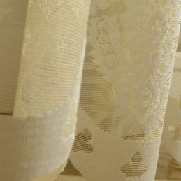 Eurooppalaiset Kirjonta-Tylliverhot Romanttiset Puoliläpikuultavat Jacquard-Ikkunaverhot