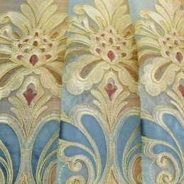 Ylelliset Läpikuultavat Verhot, Kukkakirjailtu, Puoliksi Voile-Verho, Mittatilaustyönä Tehty, Makuuhuoneen Verho