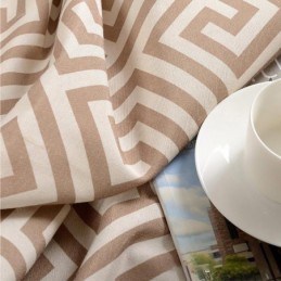 Nordic Simple Curtain Mittatilaustyönä Tehty Verho Ainutlaatuinen Painettu Ympäristöystävällinen Study-Kangas