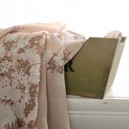 Voikukka-Tylli-Ikkunaverho Mittatilaustyönä Olohuoneen Työhuoneeseen