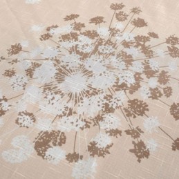 Voikukka-Tylli-Ikkunaverho Mittatilaustyönä Olohuoneen Työhuoneeseen