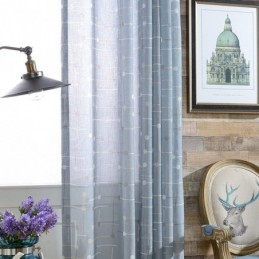 Painetut Tylliverhot, Puoliläpikuultavat, Olohuoneeseen, Makuuhuoneeseen