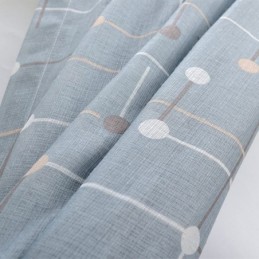 Painetut Tylliverhot, Puoliläpikuultavat, Olohuoneeseen, Makuuhuoneeseen