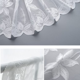 Kukkakuvioiset Tylliverhot, Herkät Näytöt, Verhot Makuuhuoneeseen, Olohuoneeseen