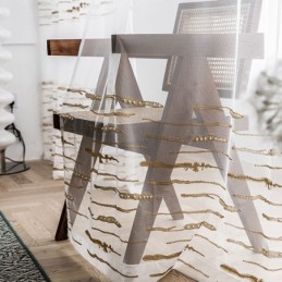 Moderni Voile-Tylliverho Mittatilaustyönä Valkoinen Läpikuultava Olohuoneeseen Ja Makuuhuoneeseen