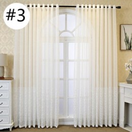 Koristeellinen Ikkunaseinäke, Kirjailtu, Läpikuultava Verho, Mittatilaustyönä Tehty, Olohuoneen Verho