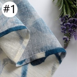 Mittatilaustyönä Tehty Lehtikuvioinen Verho, Läpikuultava Tylliverho Olohuoneeseen Ja Makuuhuoneeseen