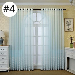 Ylellinen Kirjailtu Ikkunanäyttö Olo-Ruokailuhuoneeseen, Mittatilaustyönä Tehty Verho