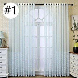 Koristeellinen Ikkunasuoja, Kalansuomut, Kirjailtu, Läpikuultava Verho, Mittatilaustyönä Tehty, Olohuoneen Verho