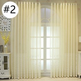 Koristeellinen Ikkunasuoja, Kalansuomut, Kirjailtu, Läpikuultava Verho, Mittatilaustyönä Tehty, Olohuoneen Verho