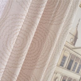 Pyöreät Painetut Läpikuultavat Verhot Olohuoneeseen Ja Makuuhuoneeseen