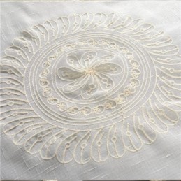 Kukkakirjailtuja Tylliverhoja, Läpikuultava Ikkunanäyttö Olohuoneeseen, Makuuhuoneeseen