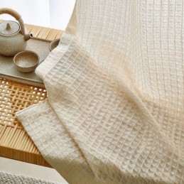 Puhdas Ruudullinen Tylliverhot Ikkunanäyttö Olohuoneeseen