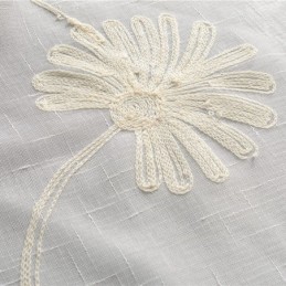 Ylellinen Kirjailtu Lehtinen Tylliverho Mittatilaustyönä Olohuoneen Ja Makuuhuoneen Verhoon