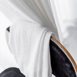 Valkoiset Läpikuultavat Verhot, Laskostetut, Rypytetyt Ikkunapaneelit