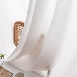 Moderni Ikkunanäytön Raidallinen Kohokuvioitu Verho Makuuhuoneeseen, Mittatilaustyönä Tehty Verho