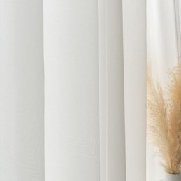 Moderni Valkoinen Tylliverho Mittatilaustyönä Tehty Verho Höyhenpeitteinen Olohuoneeseen