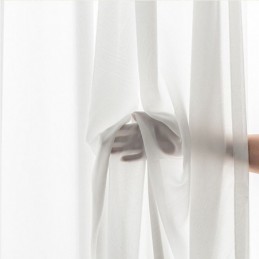 Moderni Valkoinen Tylliverho Mittatilaustyönä Tehty Verho Höyhenpeitteinen Olohuoneeseen