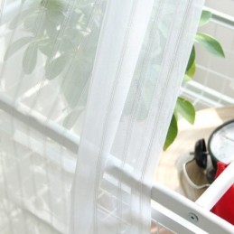 Modernit Kirjaillut Läpikuultavat Voile-Verhot, Pohjoismaiset Tylliverhot, Mittatilaustyönä Tehdyt Olohuoneen Verhot