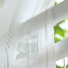 Modernit Kirjaillut Läpikuultavat Voile-Verhot, Pohjoismaiset Tylliverhot, Mittatilaustyönä Tehdyt Olohuoneen Verhot