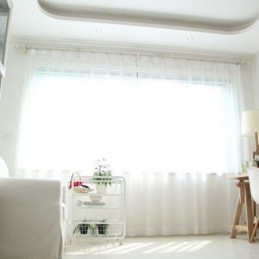 Modernit Kirjaillut Läpikuultavat Voile-Verhot, Pohjoismaiset Tylliverhot, Mittatilaustyönä Tehdyt Olohuoneen Verhot